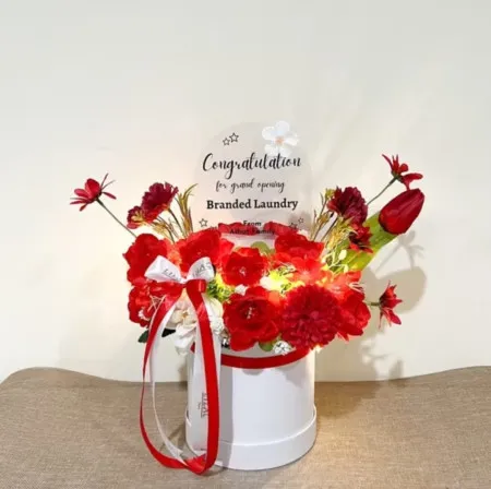 Bloom Box Akrilik Ucapan Grand Opening Belitung